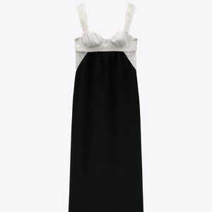 NWT! Zara long bustier dress